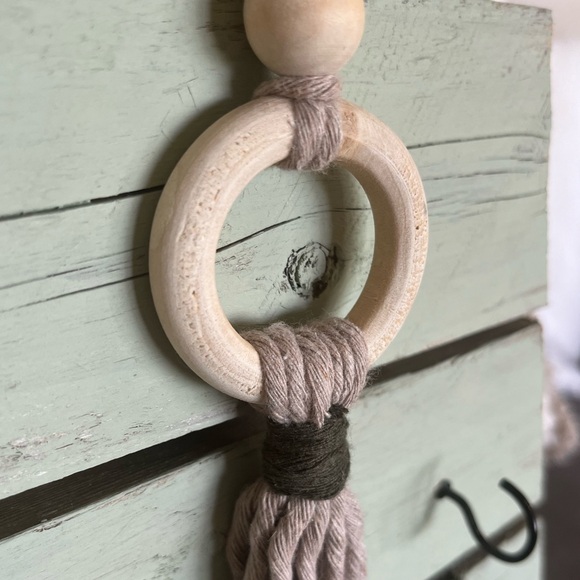 Christmas Tree Ornament // Hand Made Macrame - Picture 2 of 3